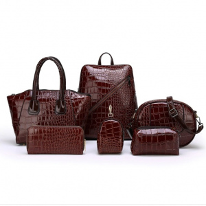 New 6 PC/Set Women's Handbags. (SOLD)